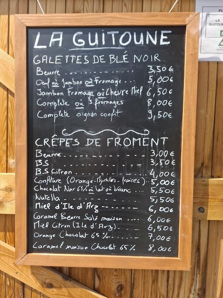 la Guitoune Ile d'Arz - Menu Image 1